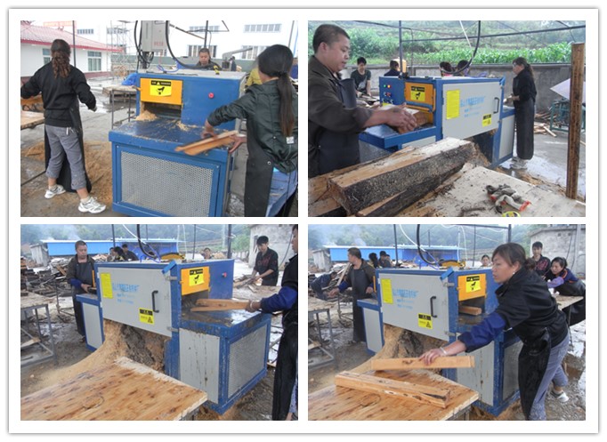 四川德陽中江龍臺--方木多片鋸工作圖