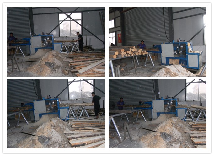 江蘇鹽城大豐港--原木多片鋸工作圖