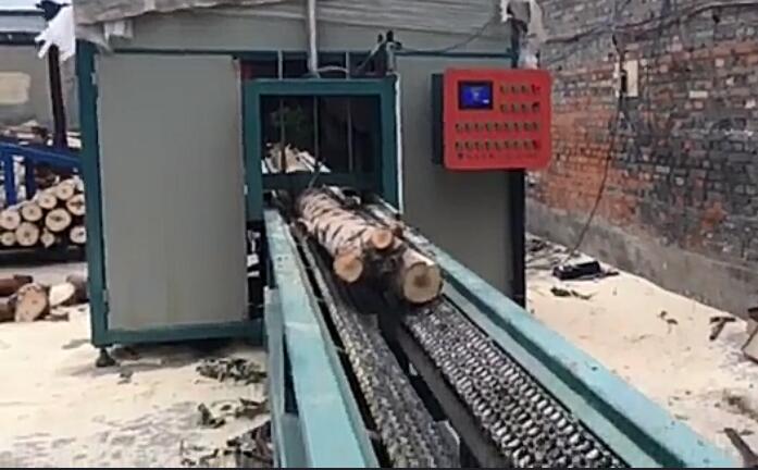 全自動截斷機、全自動截木機工作視頻