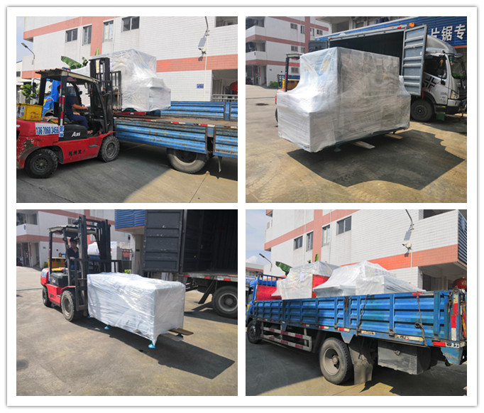 2019年6月發往新疆和田地區和田縣--ZQ300型原多片鋸、ZQ150型方木多片鋸、手動磨鋸片機