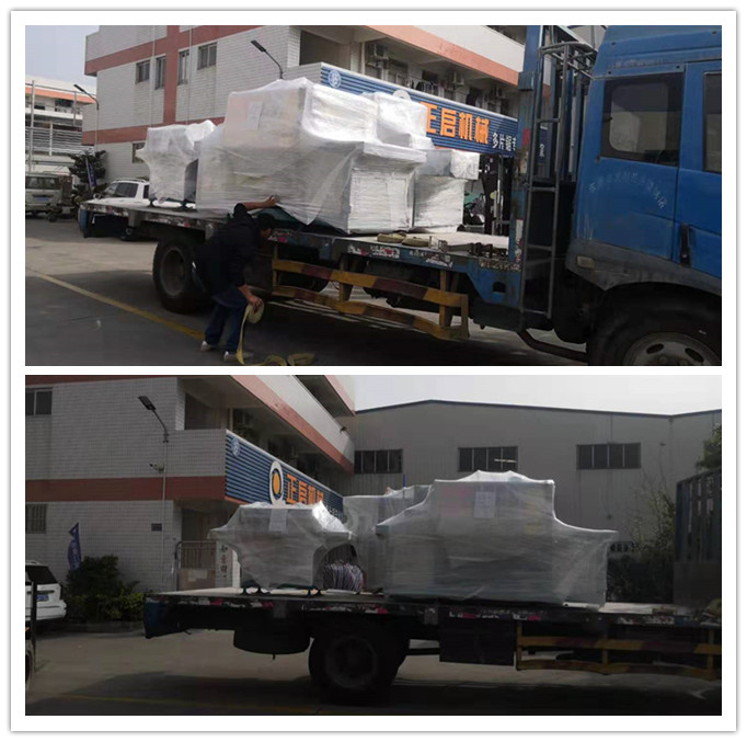 2020年1月發往廣東省東莞--ZQ300型原木多片鋸、ZQ100型方木多片鋸、ZQ40型清邊機