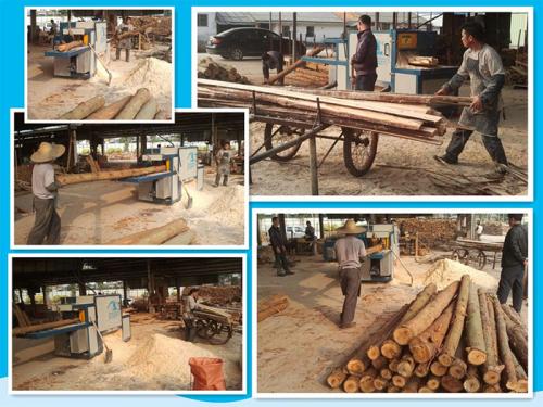 廣東-中山市-圓木多片鋸加工現場